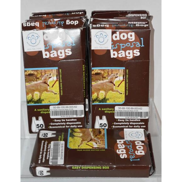 9 Boxes (450 Total) Dog Waste Disposal Bags - Picture 1 of 6